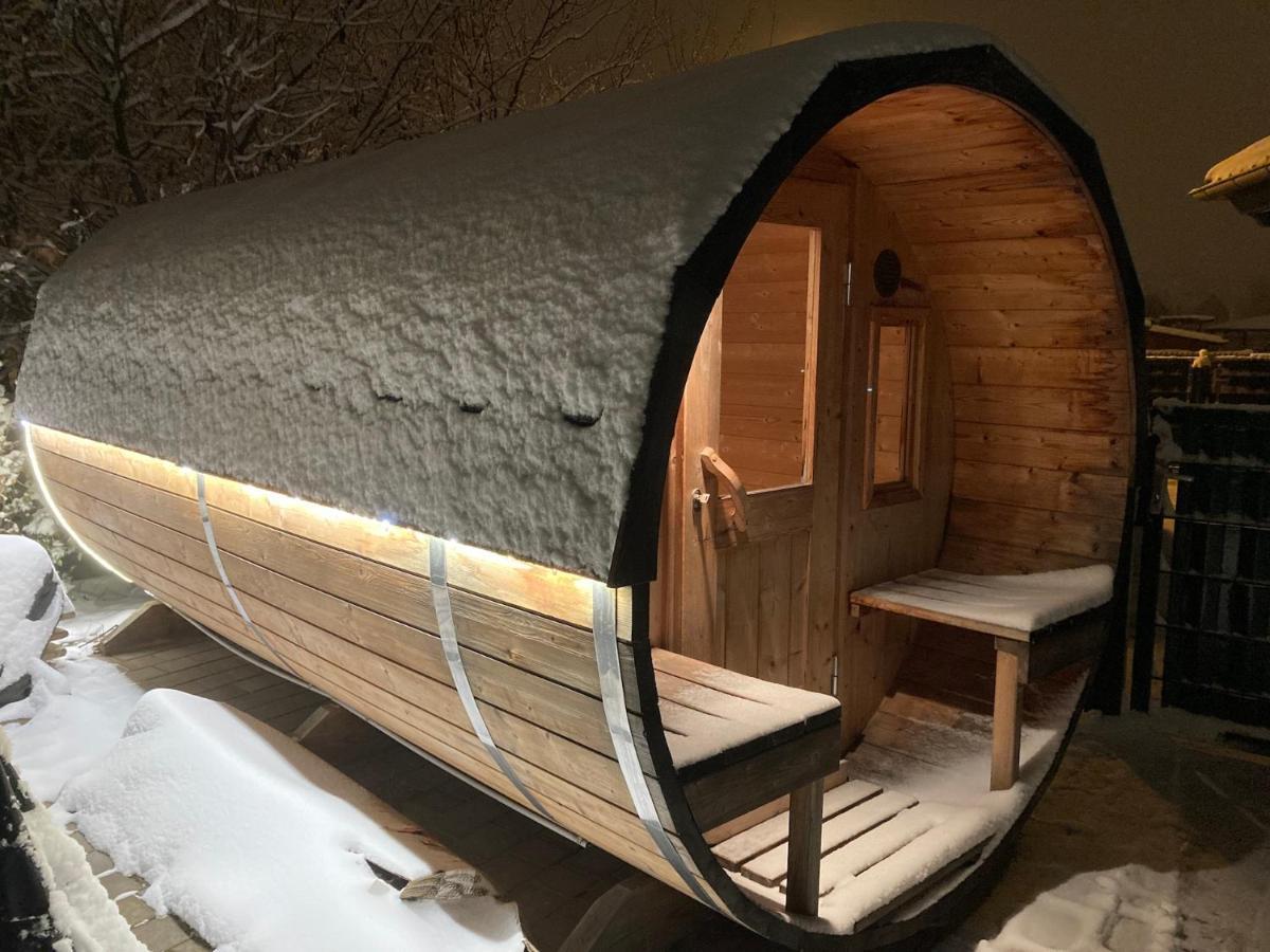 Blaues Ferienhaus ヴェルニゲローデ エクステリア 写真