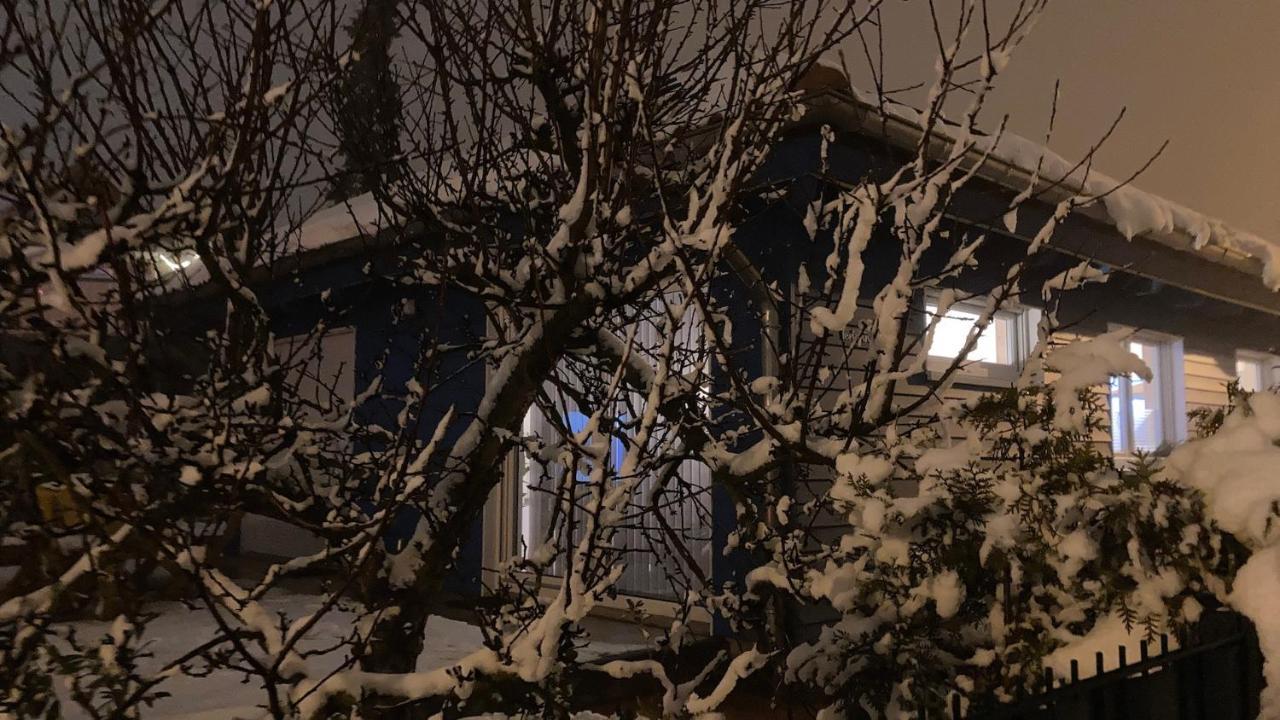 Blaues Ferienhaus ヴェルニゲローデ エクステリア 写真